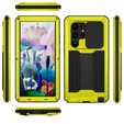 Etui pancerne do Samsung Galaxy S23 Ultra, R-JUST CamShield Slide, żółte