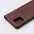 Etui do Motorola Moto E13 4G, ERBORD Vintage portfel z klapką, kawowe