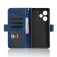 Etui z klapką do Realme GT 7 / 7T, Card Slot, granatowe