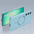 Etui do Samsung Galaxy A26 5G, ColorMag, do MagSafe, niebieskie + Szkło hartowane 9H