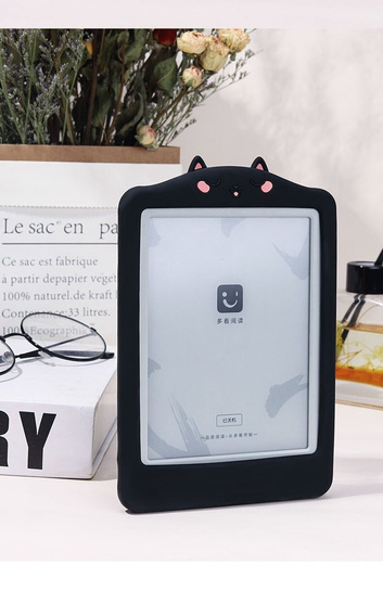 Etui do Kindle Paperwhite 4, Silicon Case Cat, Czarny
