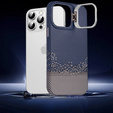 Etui do iPhone 15 Pro Max, Frame Kickstand, do MagSafe, Sand Blue