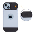Etui do iPhone 13 / iPhone 14, ERBORD MagSafe Cam Slider, niebieskie + Szkło na ekran