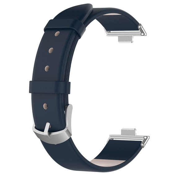 Pasek Skórzany do Huawei Watch Fit 4 / 4 Pro / 3, Granatowy