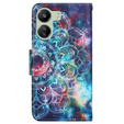 Etui z klapką do Xiaomi Redmi 13C / Poco C65, Wallet, Starry Mandala niebieskie