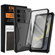 Etui do Samsung Galaxy S24, ERBORD Rugged Case, czarne (dwie ramki)