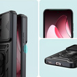 Etui pancerne do Oppo Reno 13 Pro, CamShield Slide, czarne