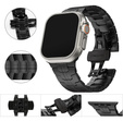 Bransoleta do Apple Watch 1/2/3/4/5/6/7/8/9/10/11/SE Ultra 1/2/3 42/44/45/46/49mm, Czarna