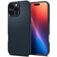 Etui Spigen do iPhone 16 Pro, Thin Fit Mag, granatowe + Szkło