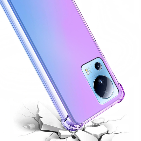 Etui Gradient Dropproof do Xiaomi 13 Lite, Fioletowe / niebieskie