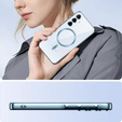 Etui do Samsung Galaxy A15 4G/5G, Electro MagSafe, niebieskie + Szkło na ekran