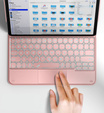 Etui z klawiaturą Dracool do iPad Air 11" 2024 (6 gen.) / Air 10.9" 2022/2020 (5/4 gen.) / Pro 11" 2022/2021/2020/2018 (4/3/2/1 gen.) – różowe