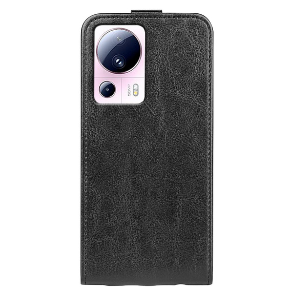 Etui z klapką do Xiaomi 13 Lite, Flip, czarne