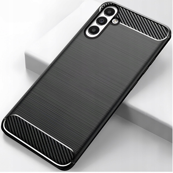 Etui do Samsung Galaxy A04S / A13 5G, Karbon, czarne