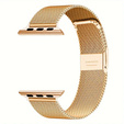 Bransoleta + Etui z Osłoną na Ekran do Apple Watch 10/11 42mm, Złota