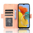 Etui z klapką do Samsung Galaxy M34, Card Slot, różowe