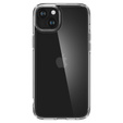 Etui Spigen do iPhone 15, Ultra Hybrid, przezroczyste + Szkło Hartowane 9H