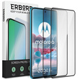 2x Szkło Hartowane do Motorola Edge 40 Neo, ERBORD 3D pełne, szybka na cały ekran