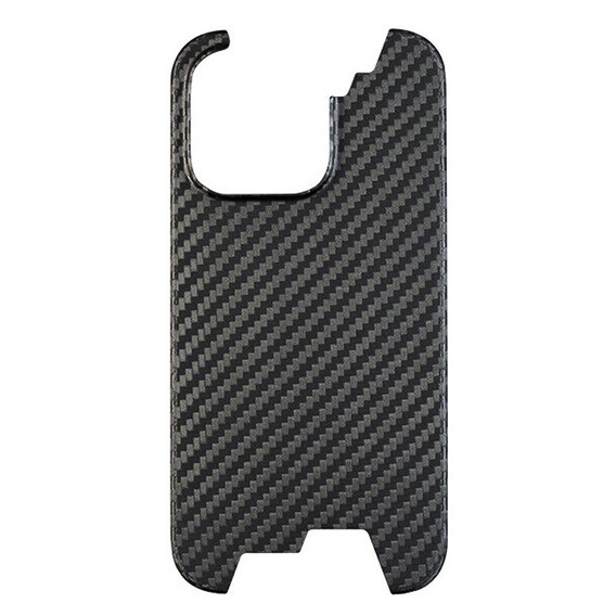 Etui do iPhone 15 Pro Max, karbonowe Carbon Fiber, matowe czarne