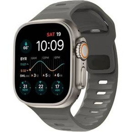 Pasek Silikonowy do Apple Watch 1/2/3/4/5/6/7/8/9/10/11/SE Ultra 1/2/3 42/44/45/46/49mm, Szary