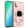 Etui do Samsung Galaxy A71, Astronaut, różowe rose gold