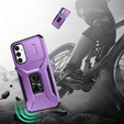 Etui do Samsung Galaxy A05s, Slide Lens Lid, Fioletowe