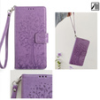 Etui z klapką do Samsung Galaxy M15 5G, Tree, fioletowe