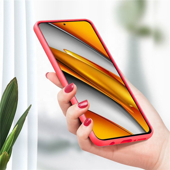 Etui do Xiaomi Mi 11i / POCO F3, Silicone Lite, czerwone
