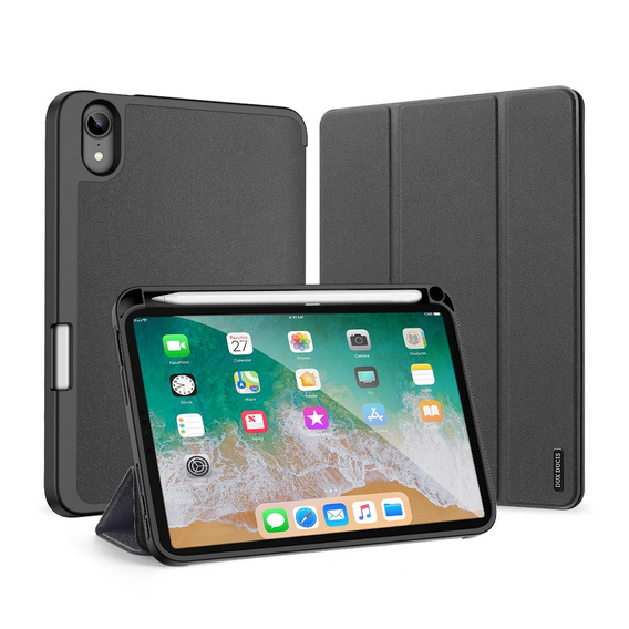 Etui do iPad mini 8.3" 2021 (6 gen.) / iPad mini 8.3" 2024 (7 gen.), Dux Ducis Domo, czarne