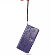 Etui z klapką do Infinix Hot 40i, Butterfly, fioletowe