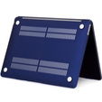 Etui do MacBook Air 13 A2337 M1 A2179 A1932, Hard Case Obudowa, Granatowe