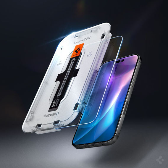 SPIGEN Szkło Hartowane do iPhone 14 Pro Max, Glas.TR EZ Fit