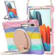 Etui do Samsung Galaxy Tab S10 Lite / S10 FE / S9 FE / S9 / S8 / S7, pancerne obrotowe 360, kolorowe