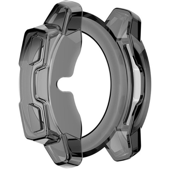 Etui TPU Case do Garmin Instinct, Przezroczyste Czarne