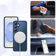 Etui do Samsung Galaxy S25 FE, do MagSafe, ERBORD Matt Case, granatowe