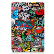 Etui z klapką i motywem graffiti do Xiaomi Redmi Pad 2