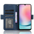 Etui z klapką do Samsung Galaxy M55 5G, Card Slot, granatowe