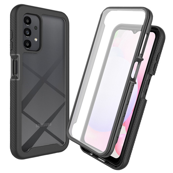 Etui do Samsung Galaxy A13 4G, Shockproof, z folią, czarne