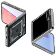 Etui Spigen do Samsung Galaxy Z Flip7 FE / Z Flip6, Airskin Zeron One, Przezroczyste / Brokatowe