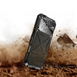 Etui R-Just RJ09-1 do iPhone 16 Pro – czarne, aluminiowe, z silikonową ramką i szkłem hartowanym