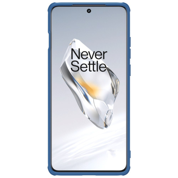 Etui NILLKIN do OnePlus 12 5G, Obudowa Super Frosted Shield Case, Niebieskie