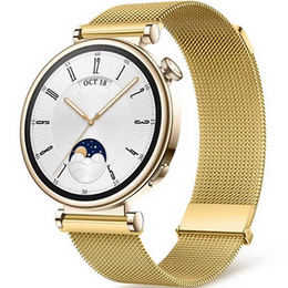 Uniwersalna Bransoleta Milanese 18mm, z zaciskiem od wewnątrz, Złota