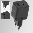 Allity ATC-01 – Ładowarka Sieciowa GaN 30W USB-C + USB-A - czarna