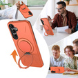 Etui do Samsung Galaxy A57 5G, z podstawką, do MagSafe, pomarańczowe