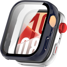 2w1 Etui + Szkło Hartowane do Huawei Watch Fit 4, Niebieskie