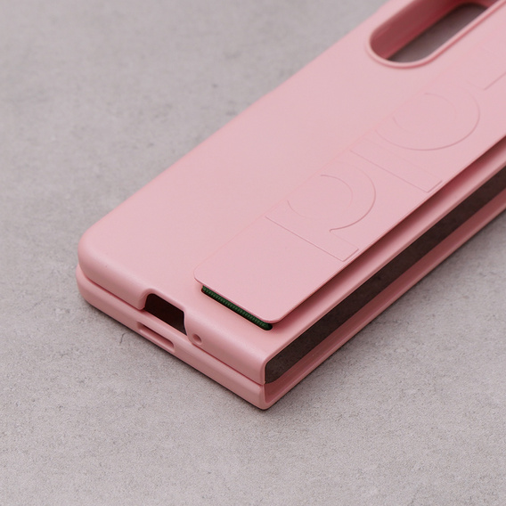 Etui do Samsung Galaxy Z Fold6 5G, z rączką, różowe