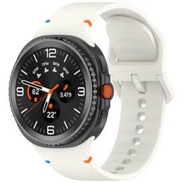 Pasek Silikonowy do Samsung Galaxy Watch 8 / 8 Classic, Beżowy