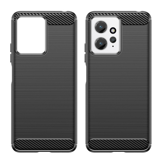Etui do Xiaomi Redmi Note 12 4G, Karbon, czarne