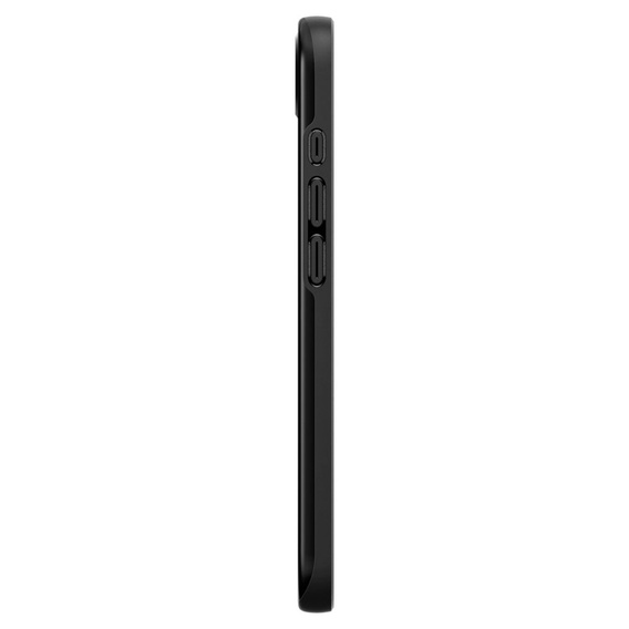 Etui Spigen do iPhone 16E, Thin Fit Mag, czarne + Szkło hartowane 9H