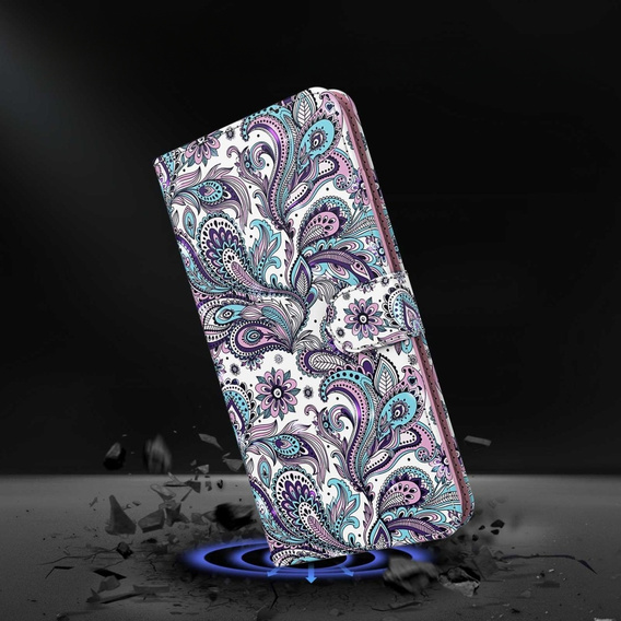 Etui z klapką do Samsung Galaxy A14 4G/5G, Wallet, Flowers